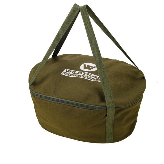 WILDTRAK CANVAS CAMP OVEN BAG OVAL 9.5 QUART