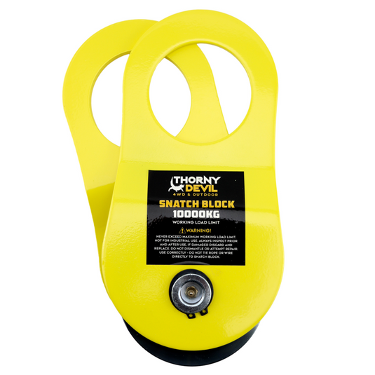 THORNY DEVIL SNATCH BLOCK WITH STORAGE BAG 10000KG 