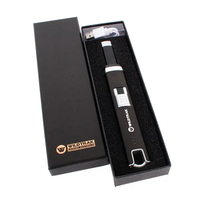 Load image into Gallery viewer, WILDTRAK ARC LIGHTER RECHARGEABLE USB LONG WITH RETRACTABLE TIP 20CM
