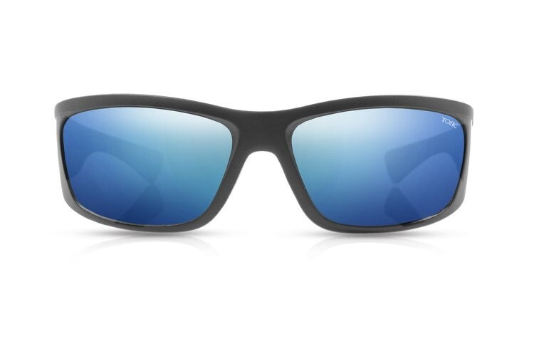 Load image into Gallery viewer, TONIC SHIMMER MATTE BLACK [LENS:GLASS BLUE MIRROR]

