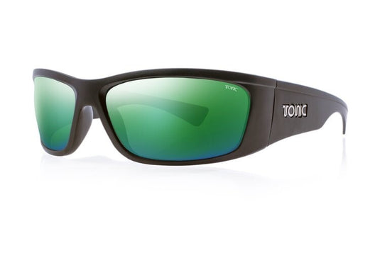 TONIC SHIMMER MATTE BLACK [LENS:GLASS GREEN MIRROR]