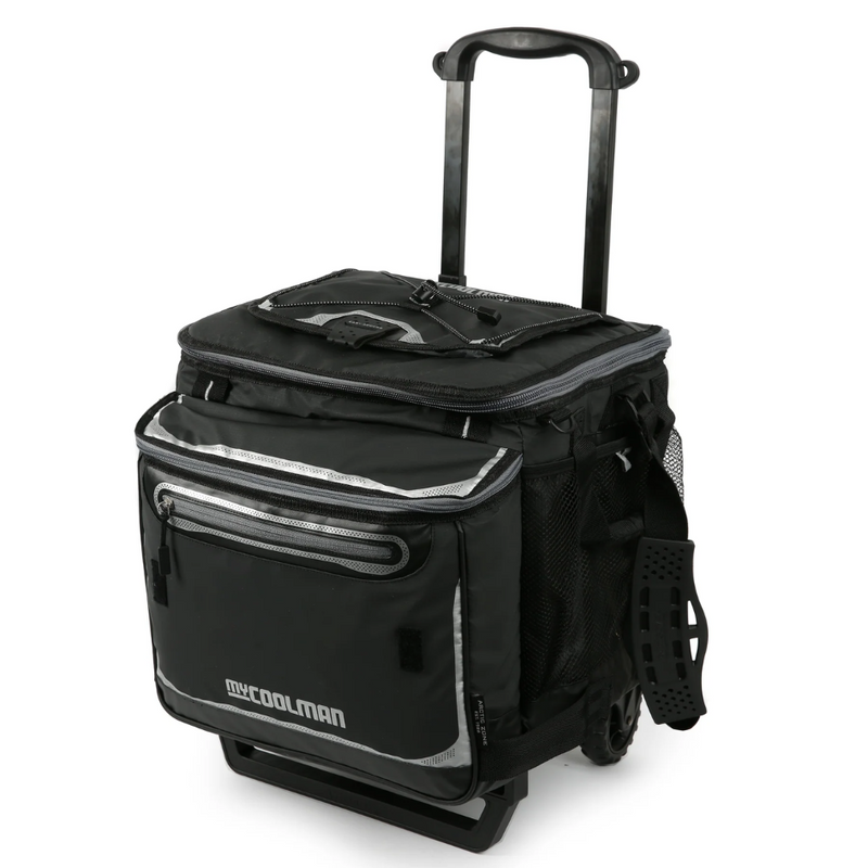 Load image into Gallery viewer, MYCOOLMAN 60 (50+10) CAN COLLAPSIBLE ROLLING COOLER WITH WHEELS
