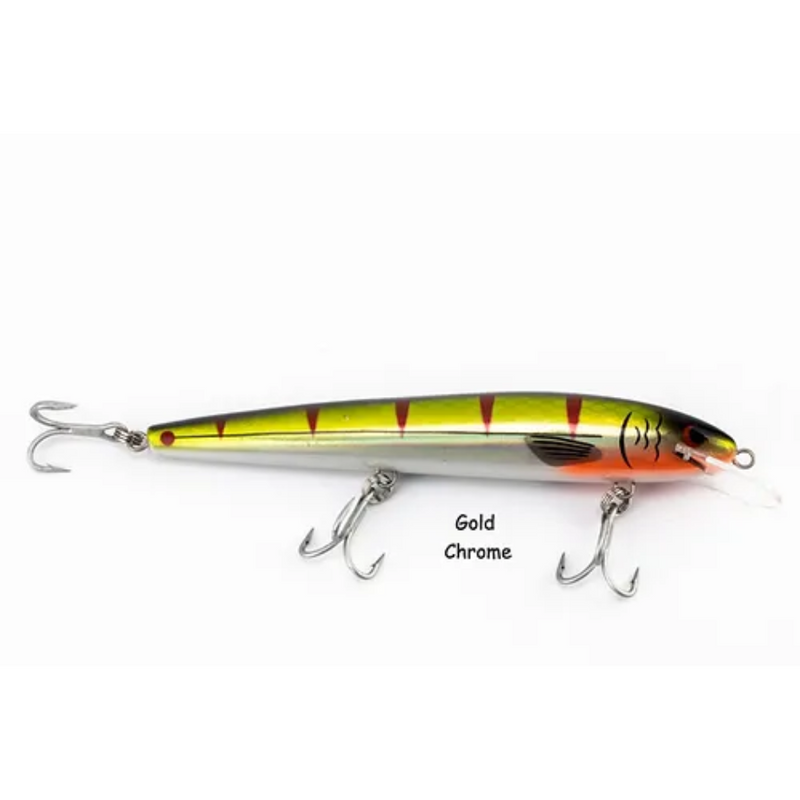 Load image into Gallery viewer, RAPTOR LURES DOMINATOR 7&quot; [CLR:GOLD CHROME]
