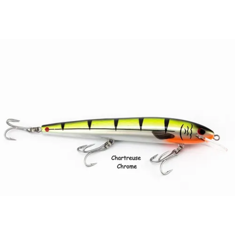 Load image into Gallery viewer, RAPTOR LURES DOMINATOR 7" [CLR:CHARTREUSE CHROME]
