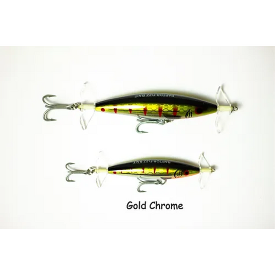 RAPTOR LURES FIZZ BAIT [SZ:115MM CLR:GOLD CHROME]