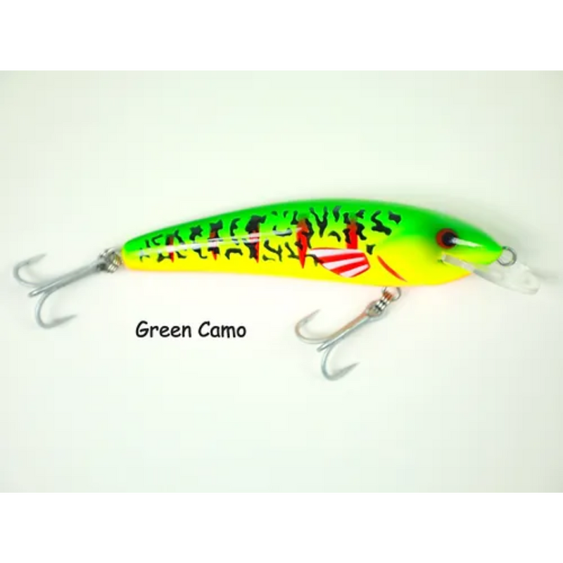 Load image into Gallery viewer, RAPTOR LURES JACK SNAX 4" [SZ:+15 CLR:GREEN CAMO]
