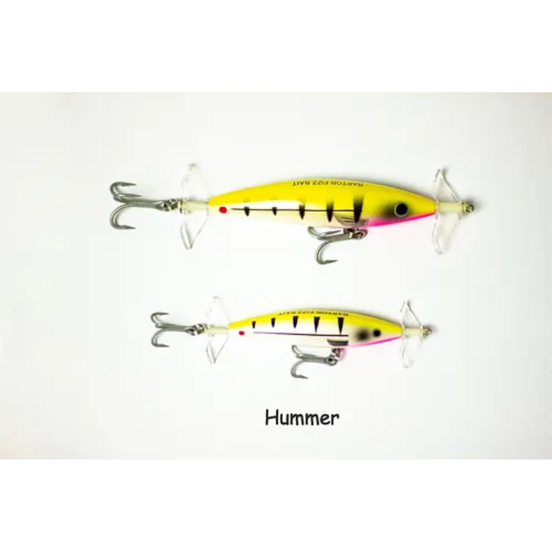 Load image into Gallery viewer, RAPTOR LURES FIZZ BAIT [SZ:85MM CLR:HUMMER]
