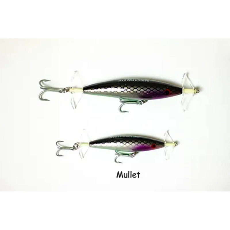 Load image into Gallery viewer, RAPTOR LURES FIZZ BAIT [SZ:85MM CLR:MULLET]
