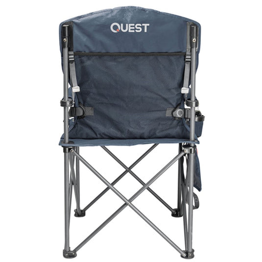 QUEST CASTAWAY HARD ARM CAMP CHAIR - MIDNIGHT