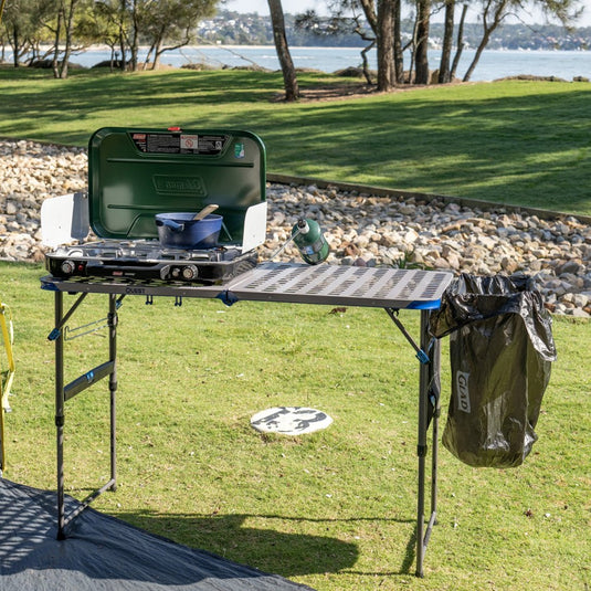 QUEST RAZOR BI-FOLD CAMP TABLE 120