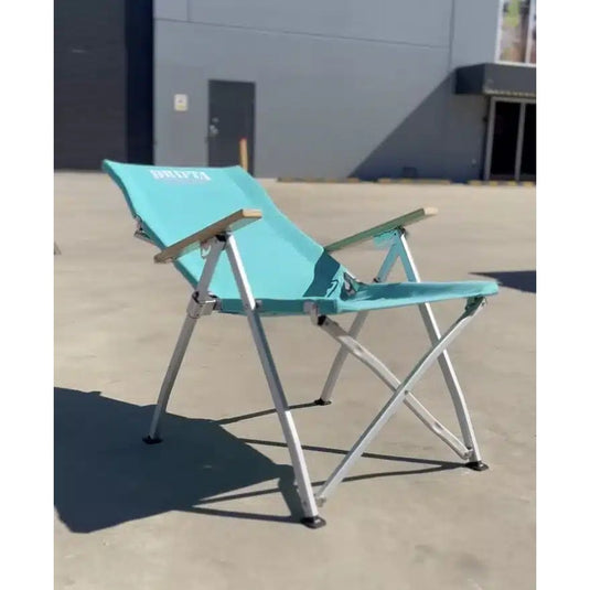 DRIFTA STOCKTON DELUXE RECLINING CAMP CHAIR TEAL