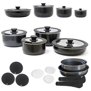 ROYAL KITCHENWARE EASY PACK POTS - STACKABLE SMART POTS SET