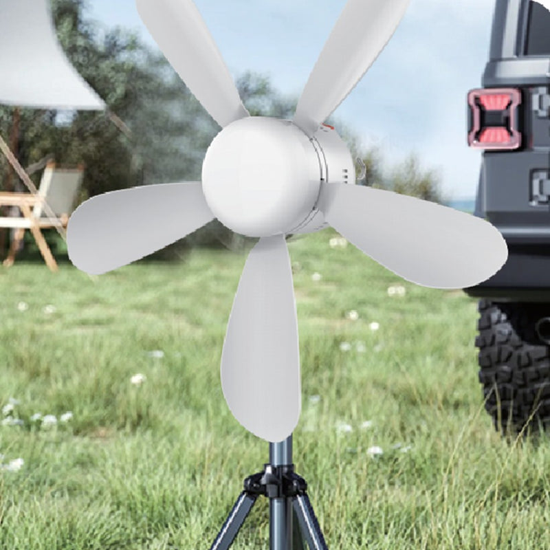 Load image into Gallery viewer, FANTASTIC 12V LED CEILING FAN PORTABLE RECHARGEABLE LITHIUM 

