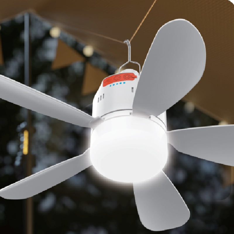 Load image into Gallery viewer, FANTASTIC 12V LED CEILING FAN PORTABLE RECHARGEABLE LITHIUM 
