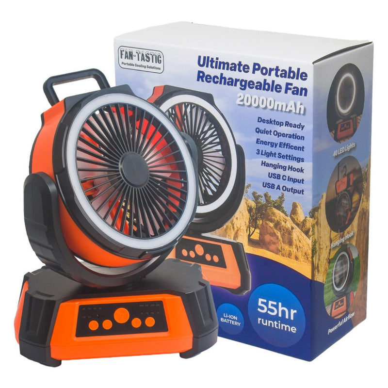 Load image into Gallery viewer, FANTASTIC ULTIMATE PORTABLE RECHARGEABLE FAN
