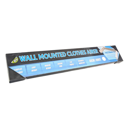 ON THE ROAD WALL MOUNTED CLOTHES AIRER 100CM WHITE