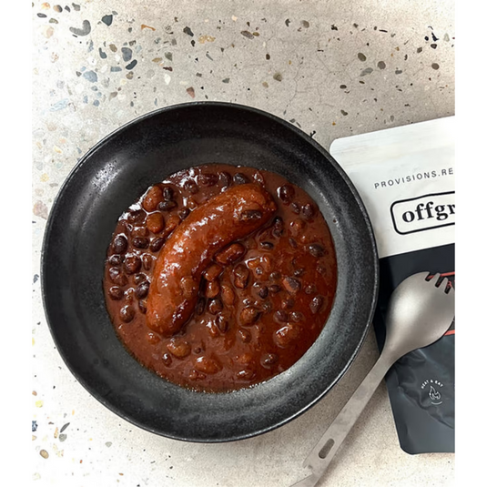 OFFGRID FRANKS AND BEANS 250 GRAMS