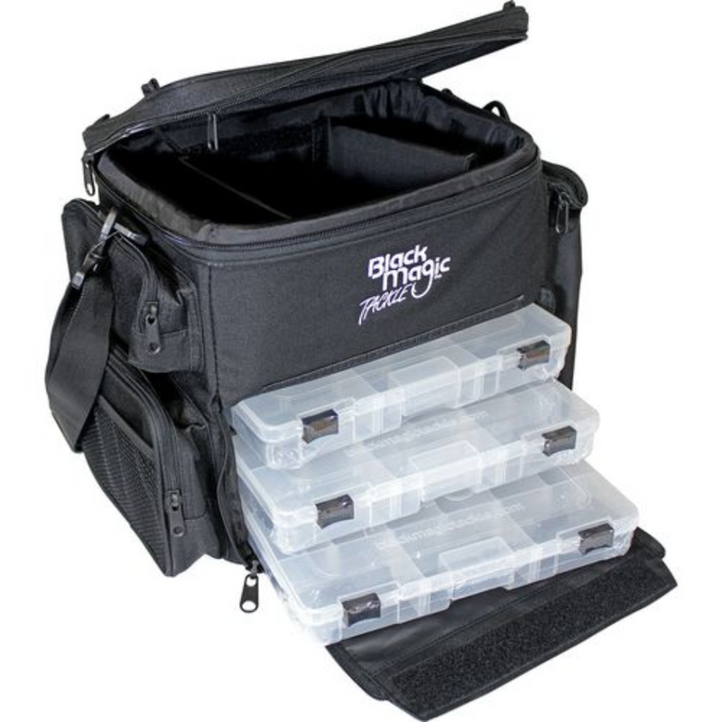 Load image into Gallery viewer, BLACK MAGIC TACKLE BAG [SZ:BLACK]
