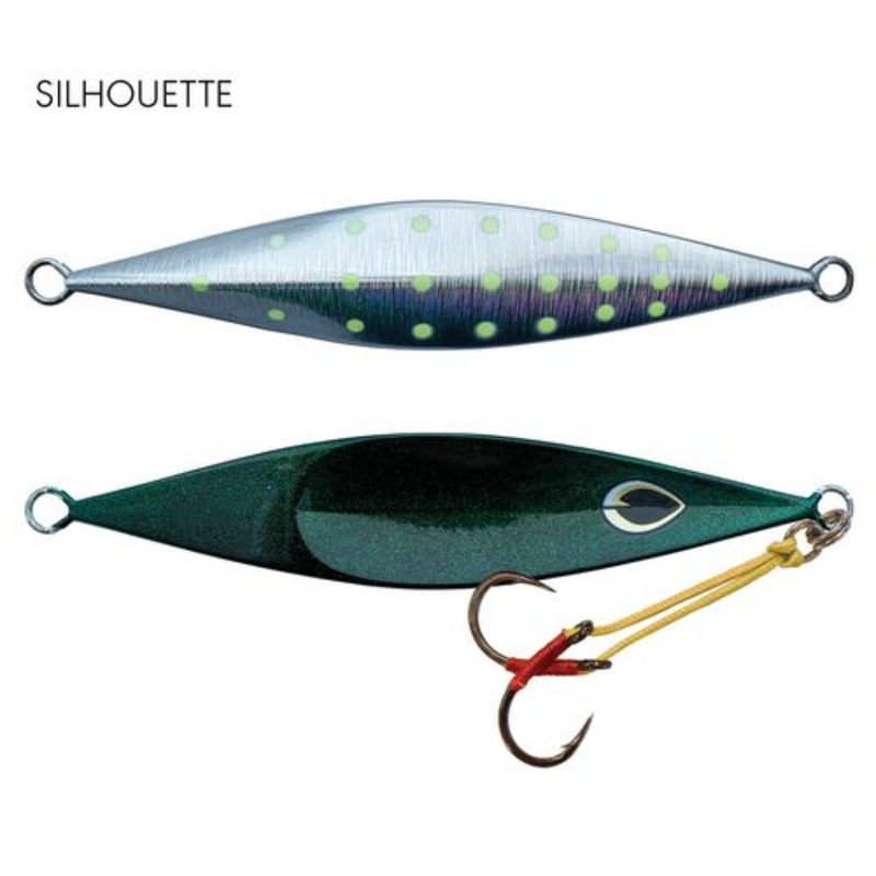 Load image into Gallery viewer, BLACK MAGIC FLIPPER JIG [SZ:100G CLR:SILHOUETTE]

