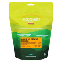 BACK COUNTRY CHOCOLATE BROWNIE PUDDING