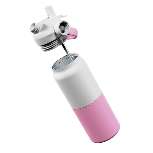 AUSSIE PAL INSULATED WATER BOTTLE 1L [CLR:PINK LAYERS]