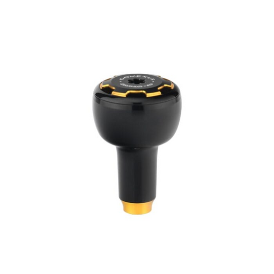 GOMEXUS 30MM ALUMINIUM KNOB [CLR:BLACK & GOLD]