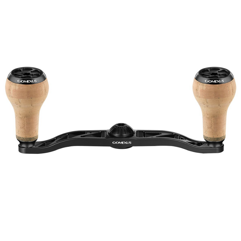Load image into Gallery viewer, GOMEXUS 100MM ALUMINIUM BAITCAST HANDLE CORK 27MM [SZ:8X5 CLR:BLACK]
