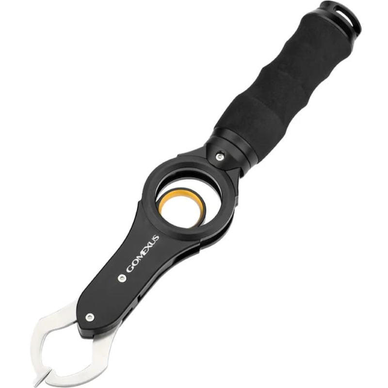 Load image into Gallery viewer, GOMEXUS ALUMINIUM FISH GRIPPER WITH SCALE [CLR:GOLD]

