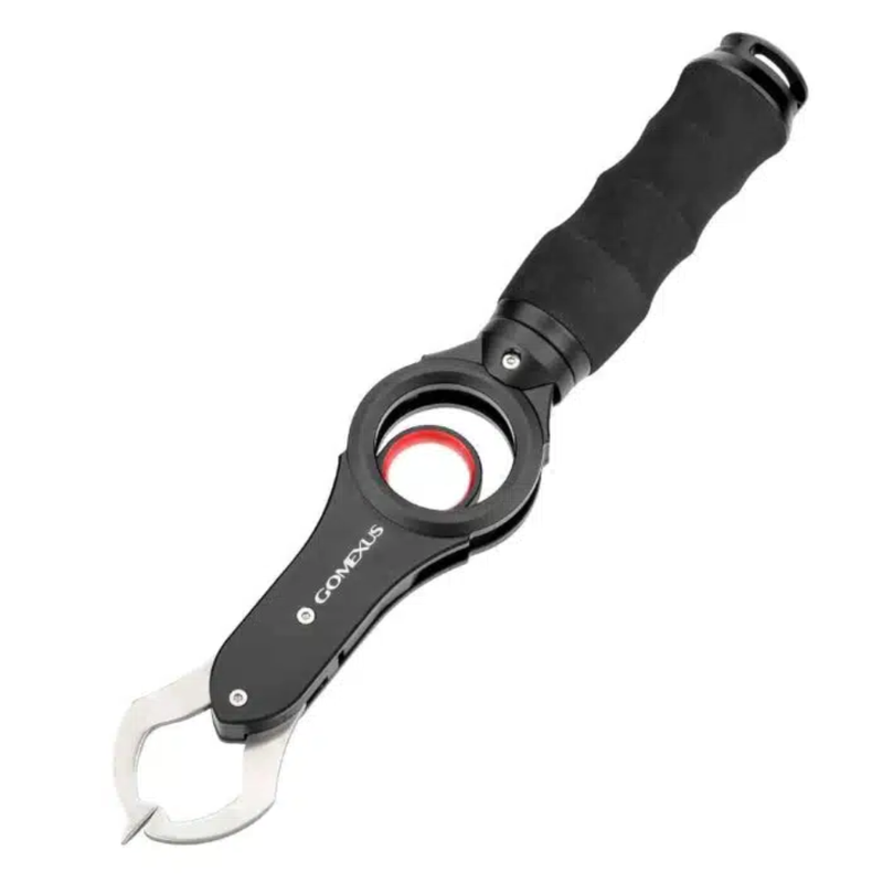 Load image into Gallery viewer, GOMEXUS ALUMINIUM FISH GRIPPER WITH SCALE [CLR:RED]
