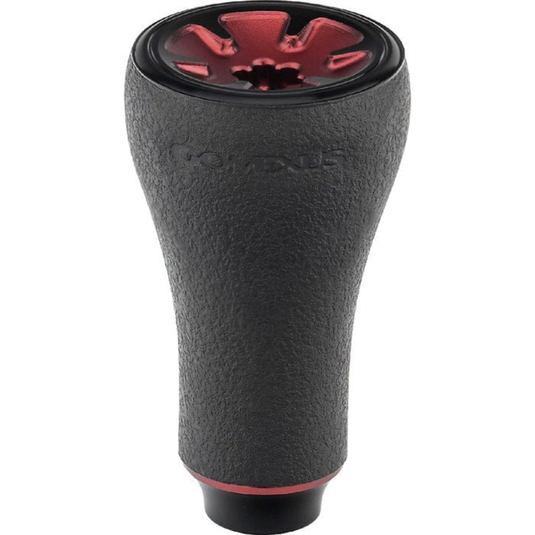GOMEXUS 20MM TPE REEL POWER KNOB [CLR:BLACK & RED]
