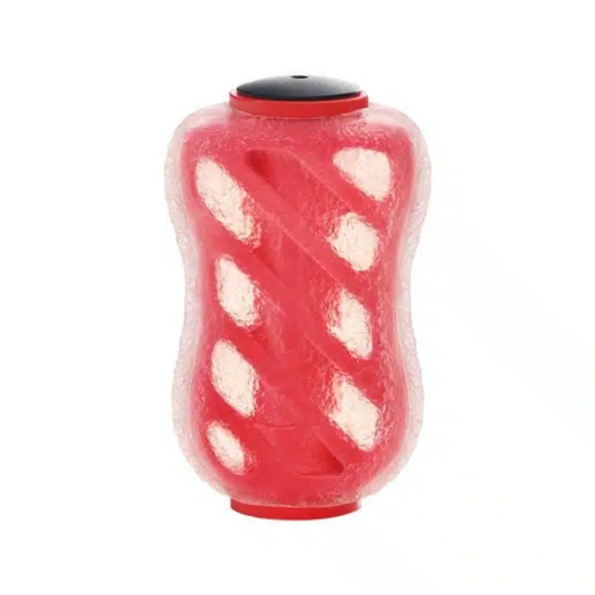 GOMEXUS 20MM TPE REEL POWER KNOB TRANSPARENT [CLR:RED]
