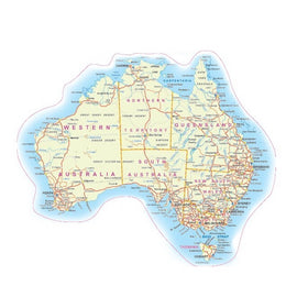 AUSTRALIA MAP VINYL DECAL